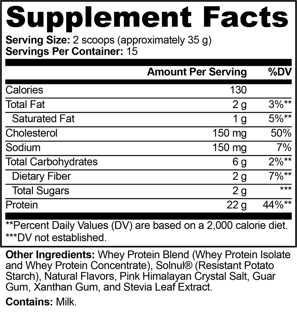 Performance Whey Protein Blend (Chocolate) Isaac temple nutrition