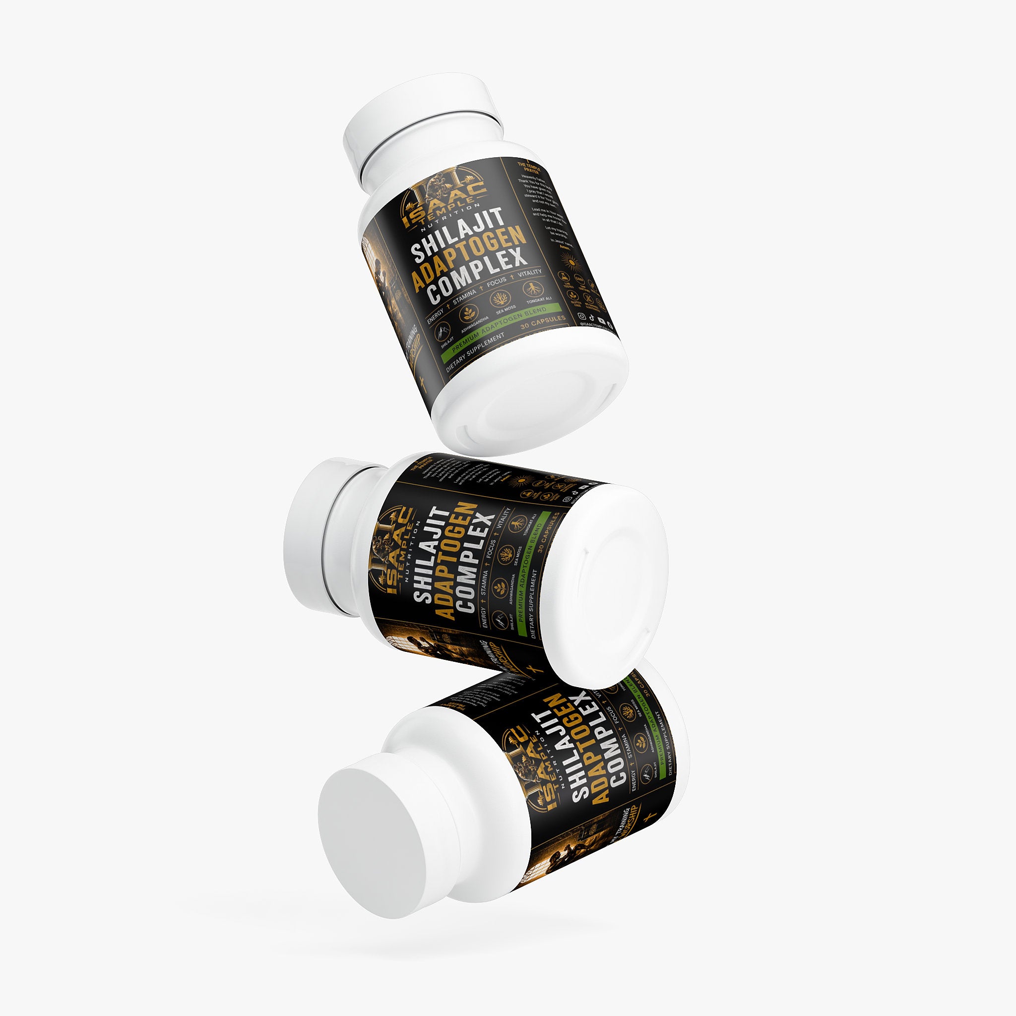 Shilajit Adaptogen Complex Isaac temple nutrition