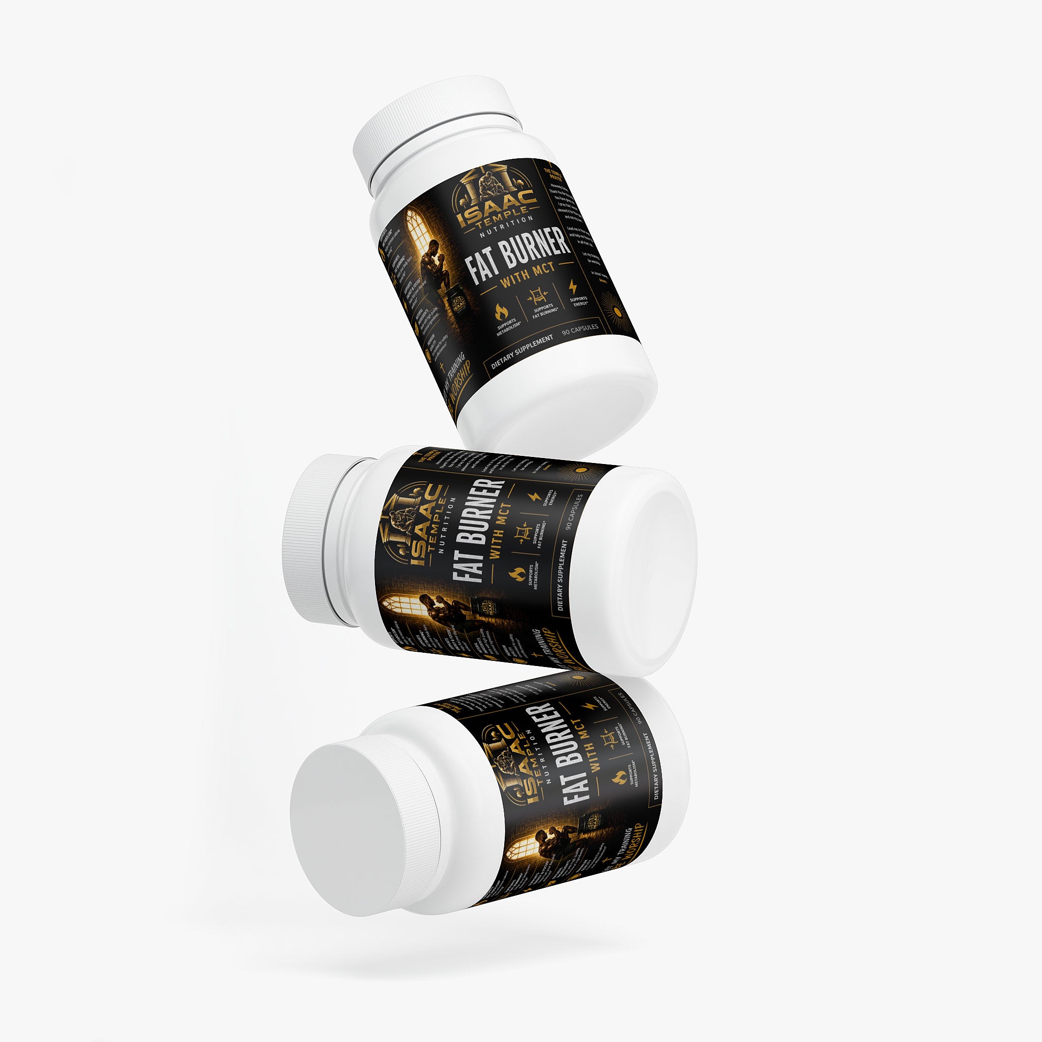 Fat Burner with MCT Isaac temple nutrition