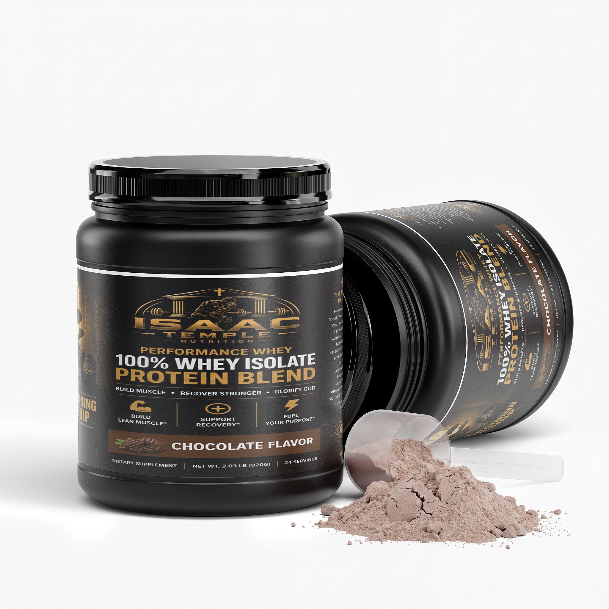 Performance Whey Protein Blend (Chocolate) Isaac temple nutrition