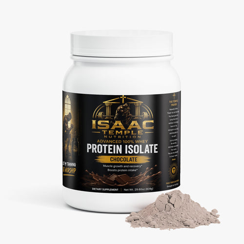 Advanced 100% Whey Protein Isolate (Chocolate) Isaac temple nutrition