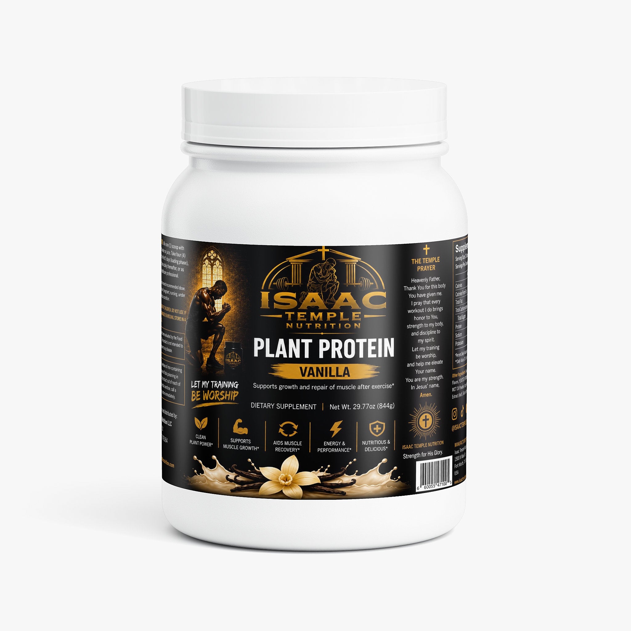 Plant Protein (Vanilla) Isaac temple nutrition