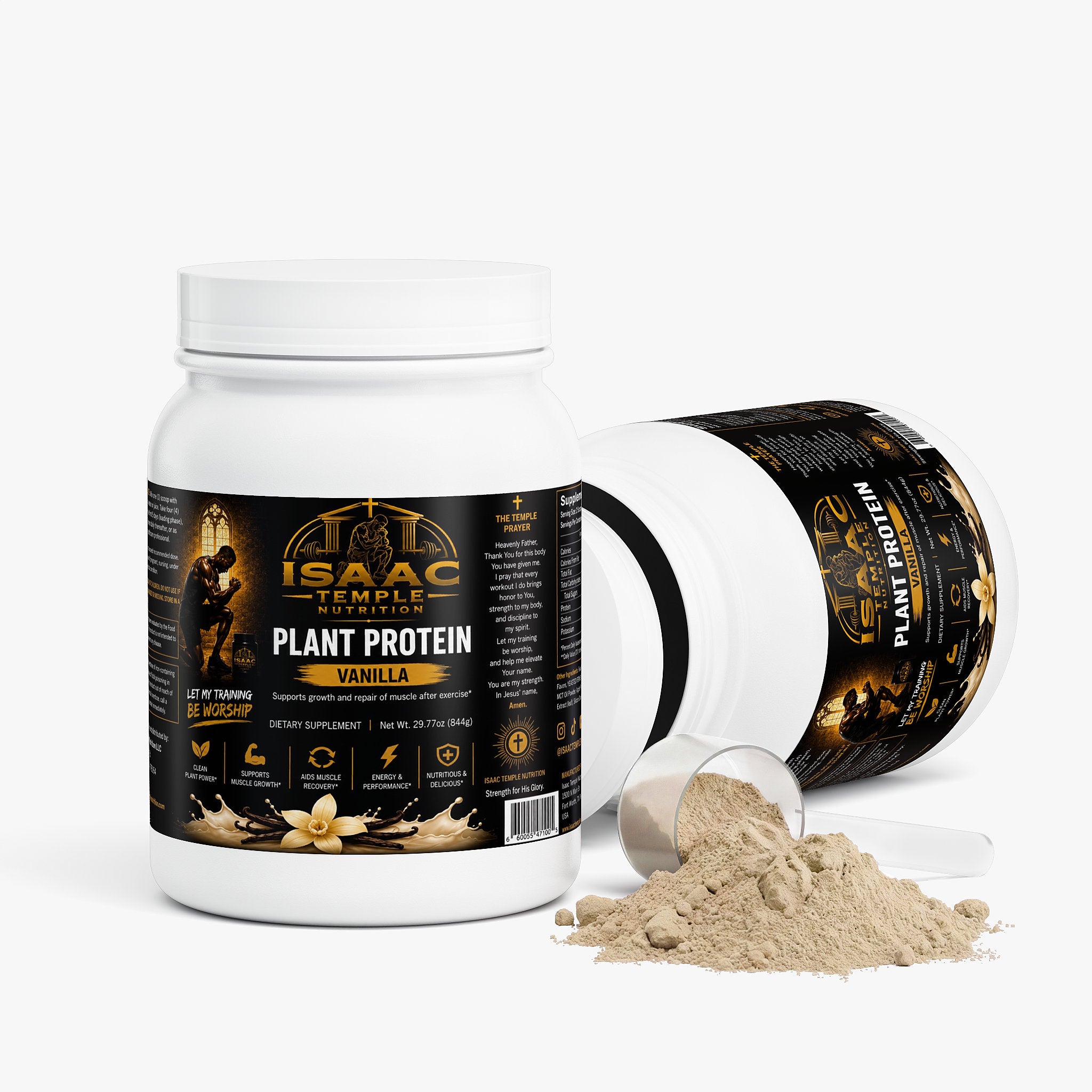 Plant Protein (Vanilla) Isaac temple nutrition