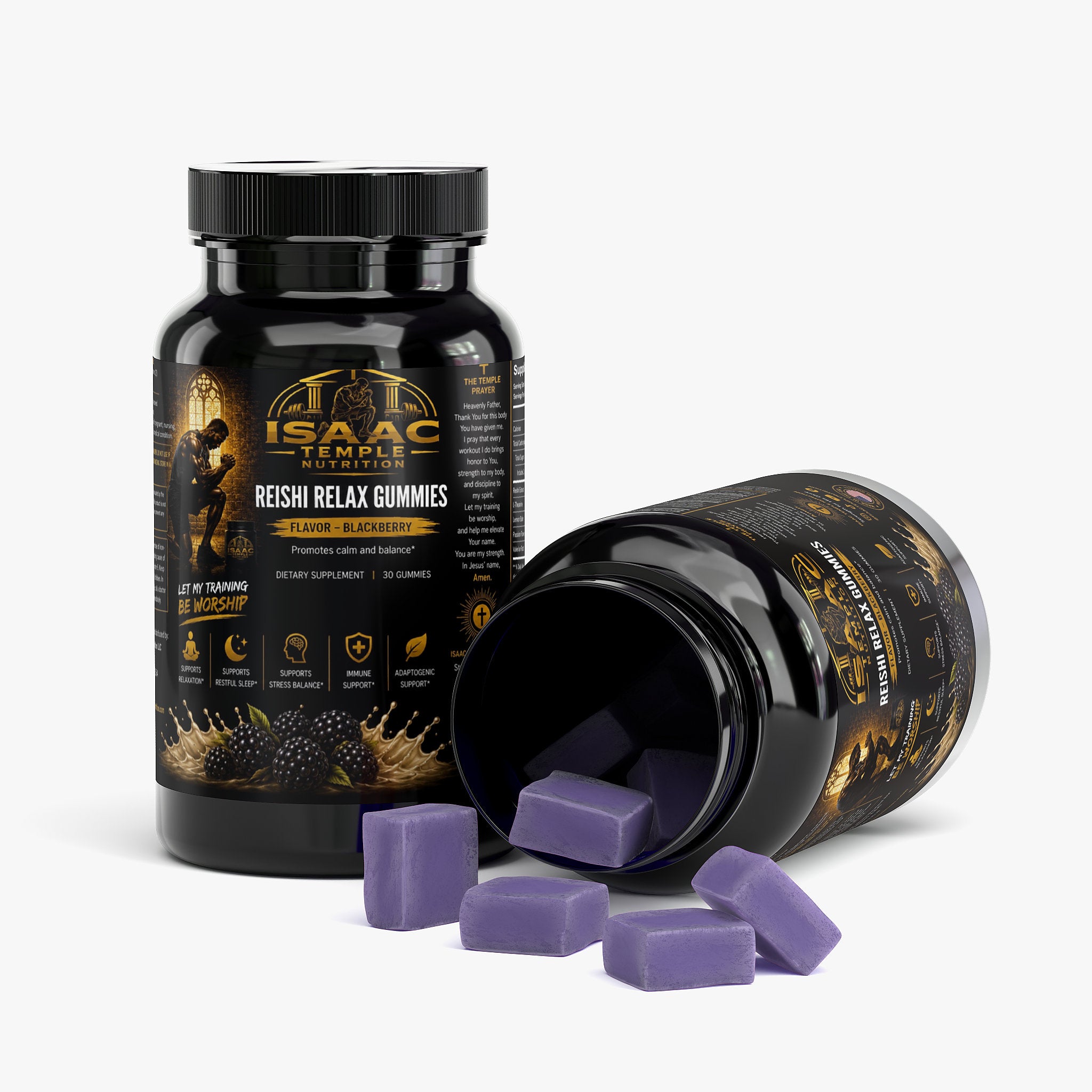 Reishi Relax Gummies Isaac temple nutrition