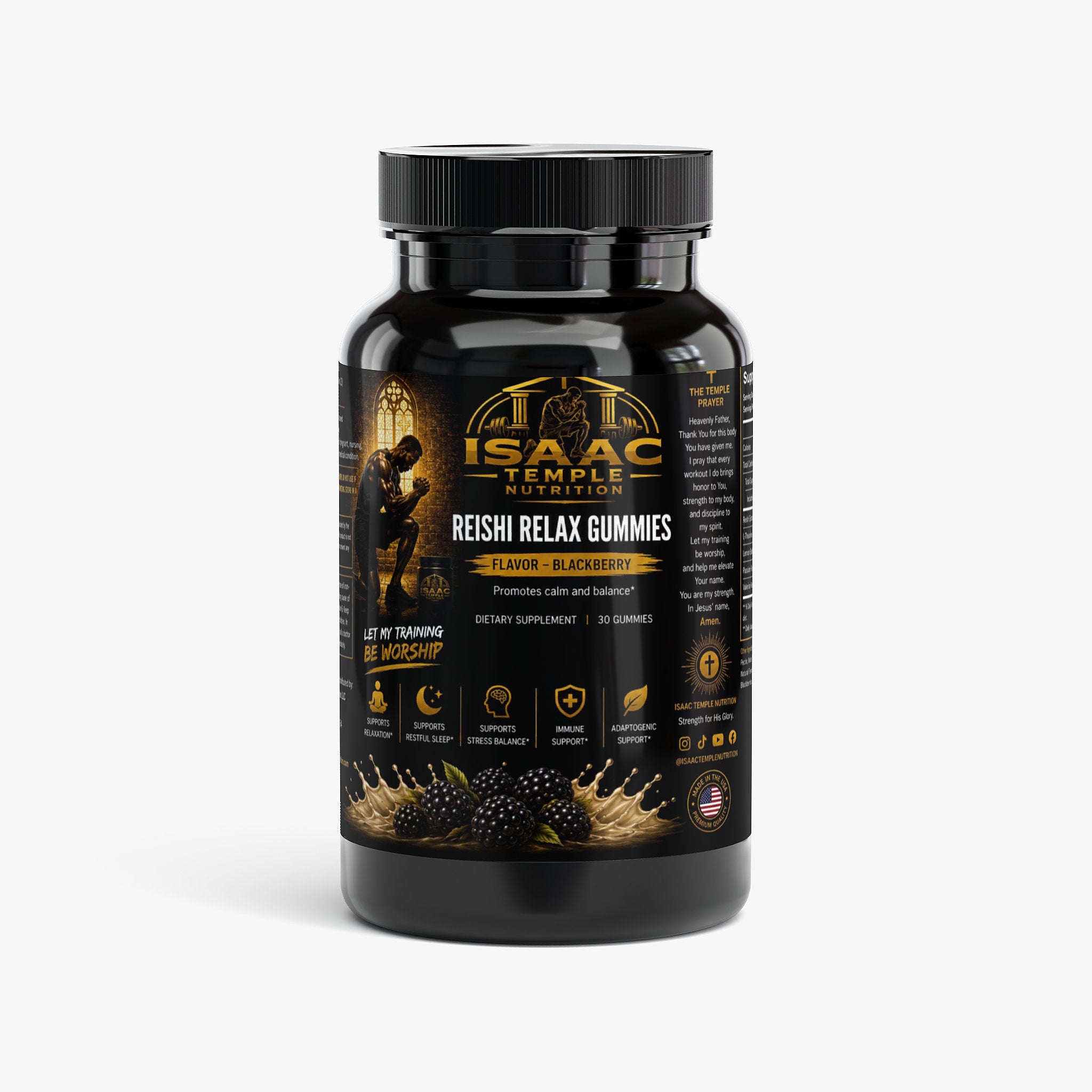 Reishi Relax Gummies Isaac temple nutrition