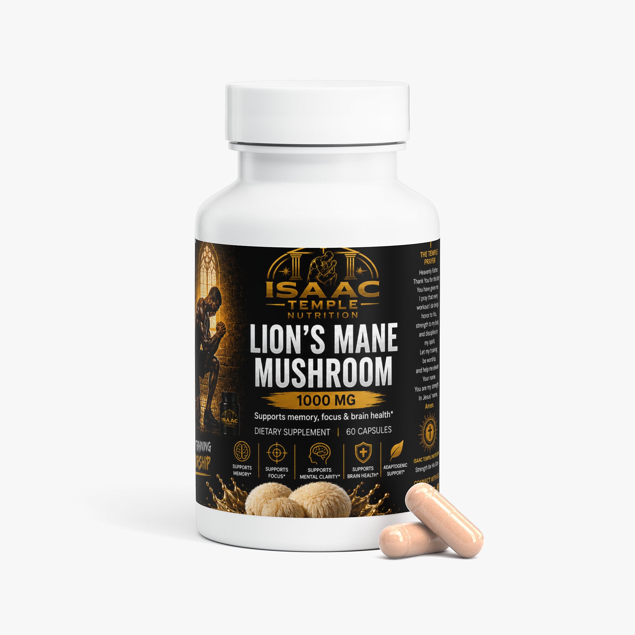 Lion's Mane Mushroom Isaac temple nutrition