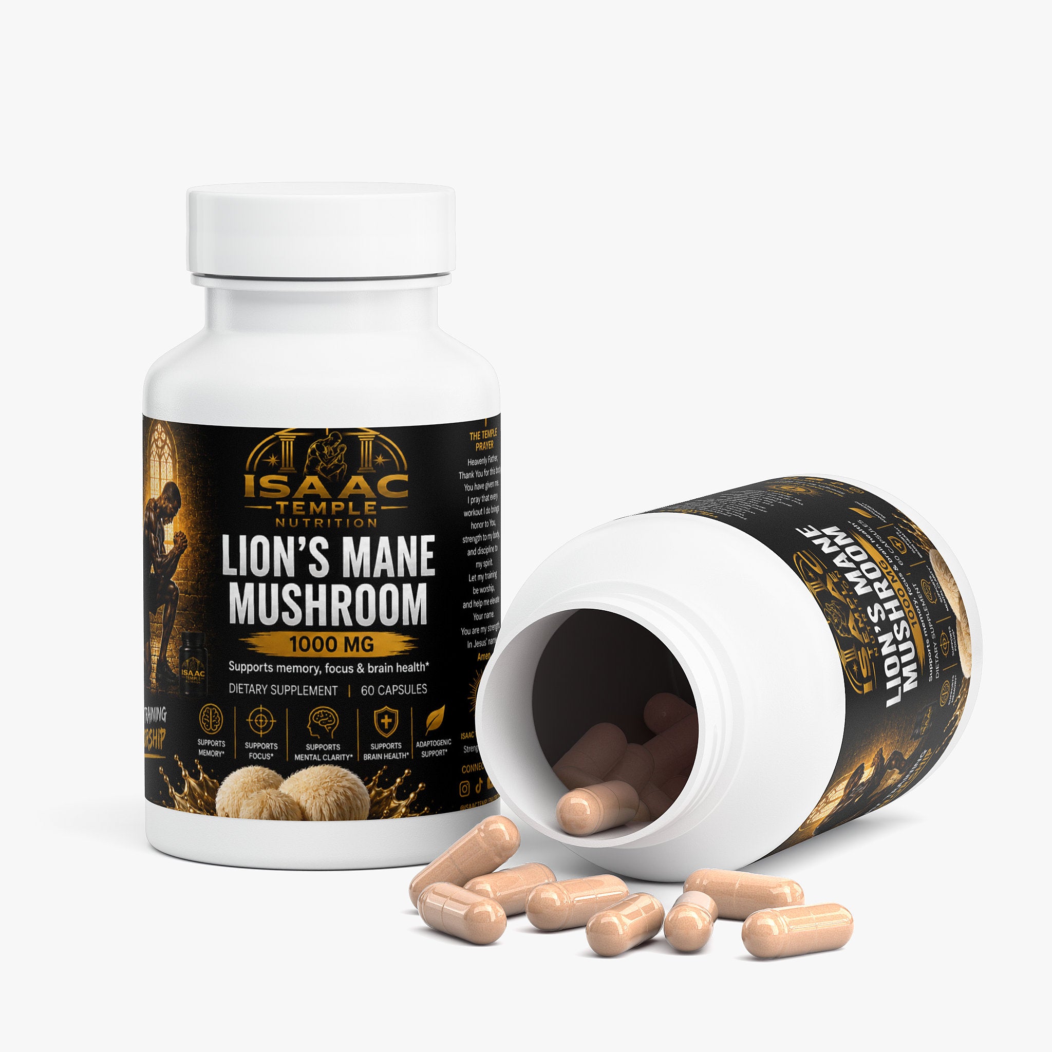 Lion's Mane Mushroom Isaac temple nutrition