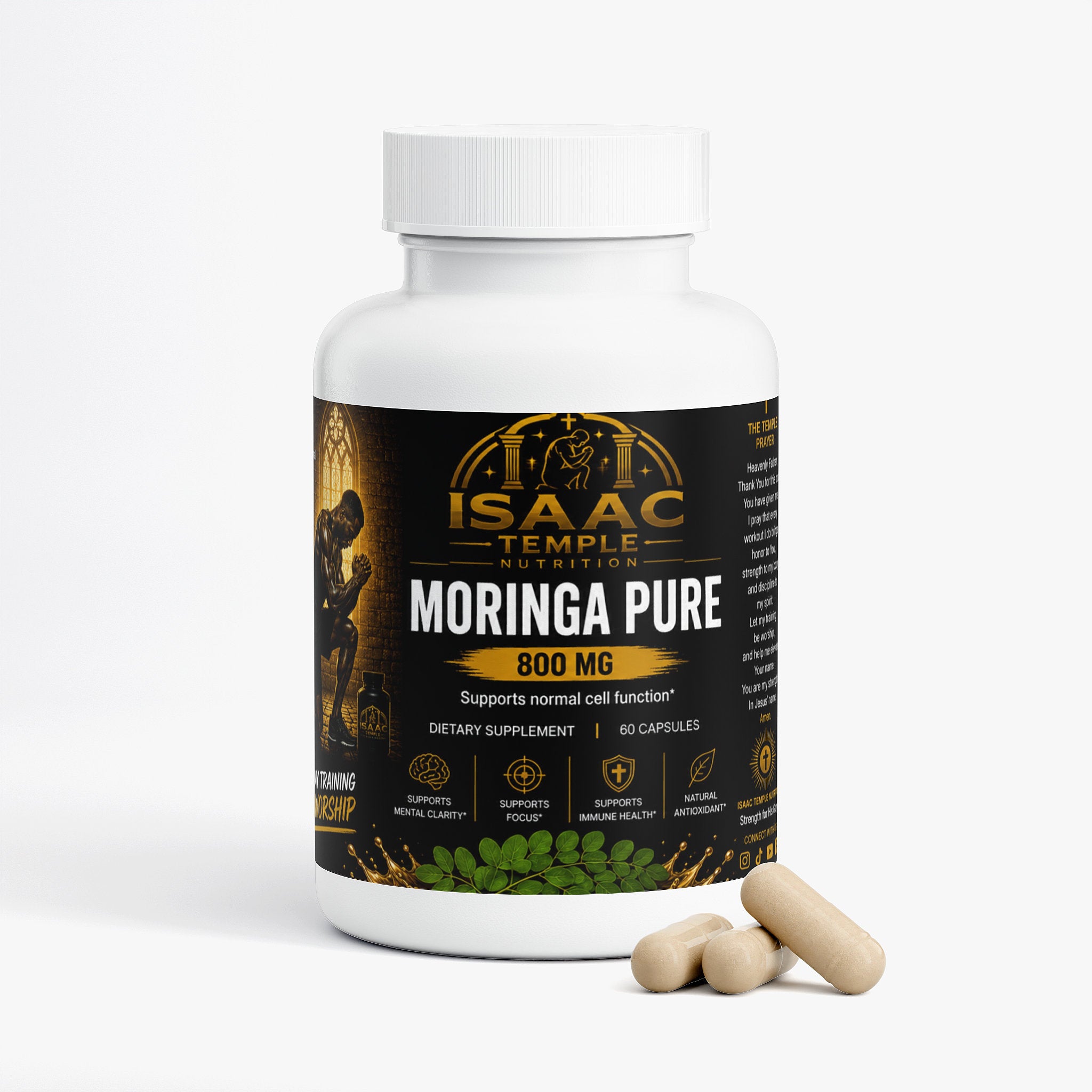 Moringa Pure Isaac temple nutrition