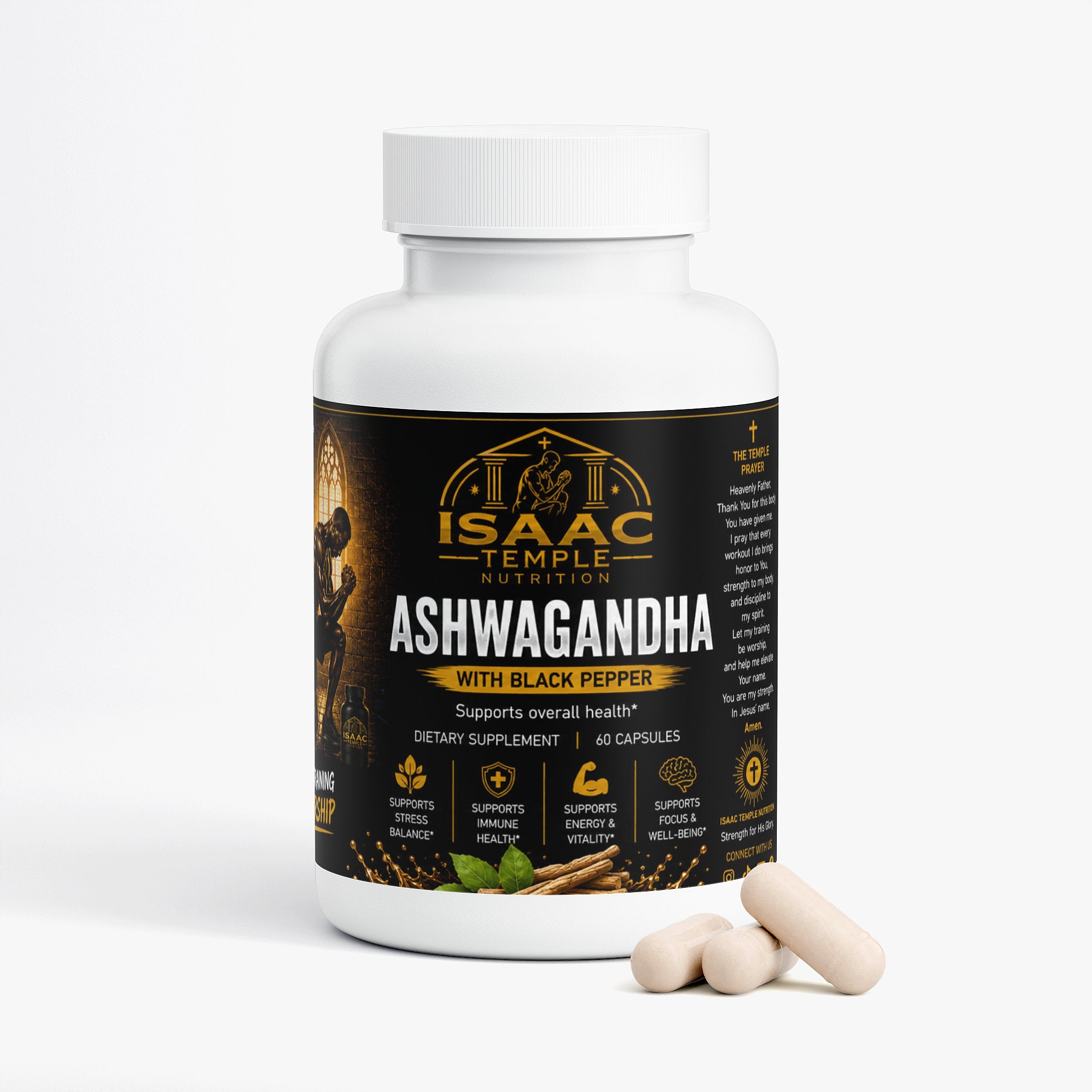 Ashwagandha Isaac temple nutrition