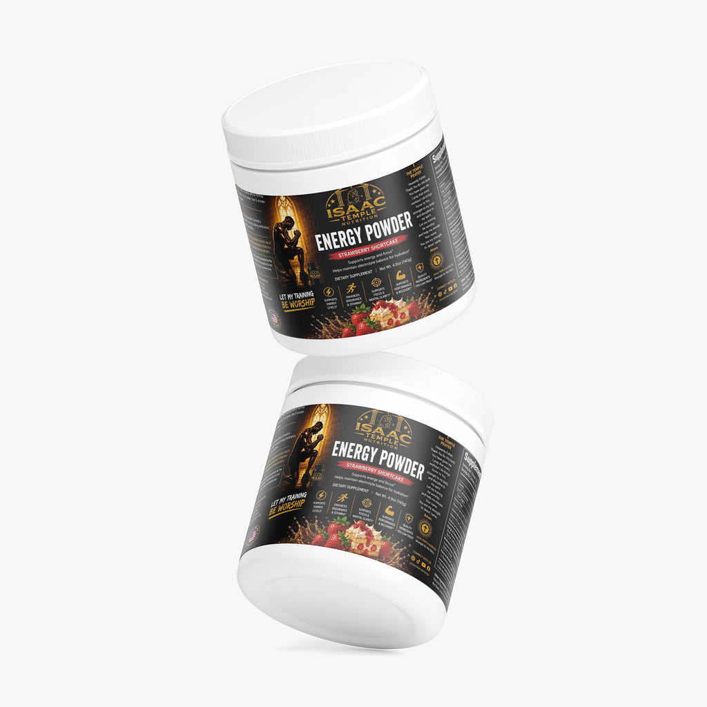 Energy Powder (Strawberry Shortcake) Isaac temple nutrition