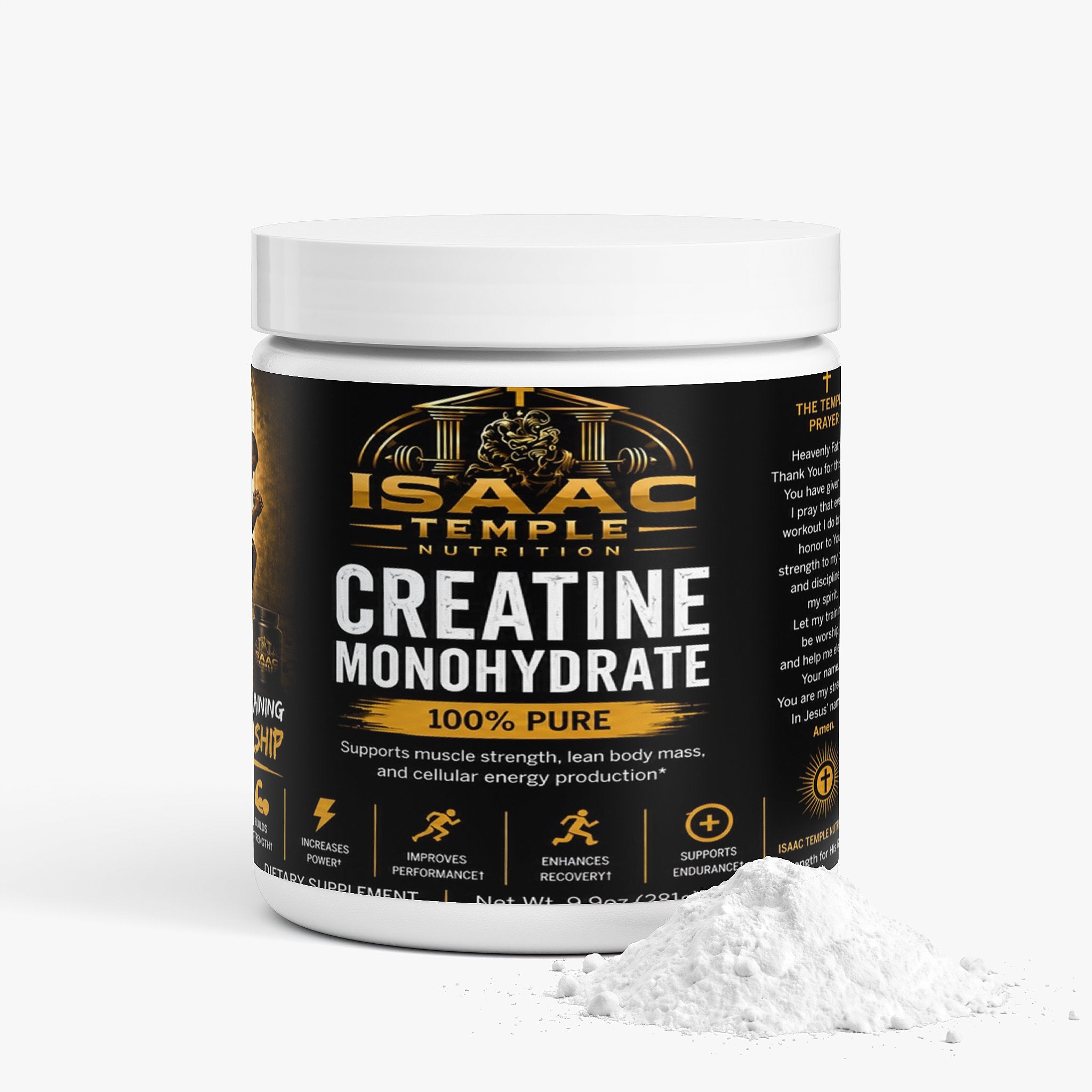 Creatine Monohydrate Isaac temple nutrition