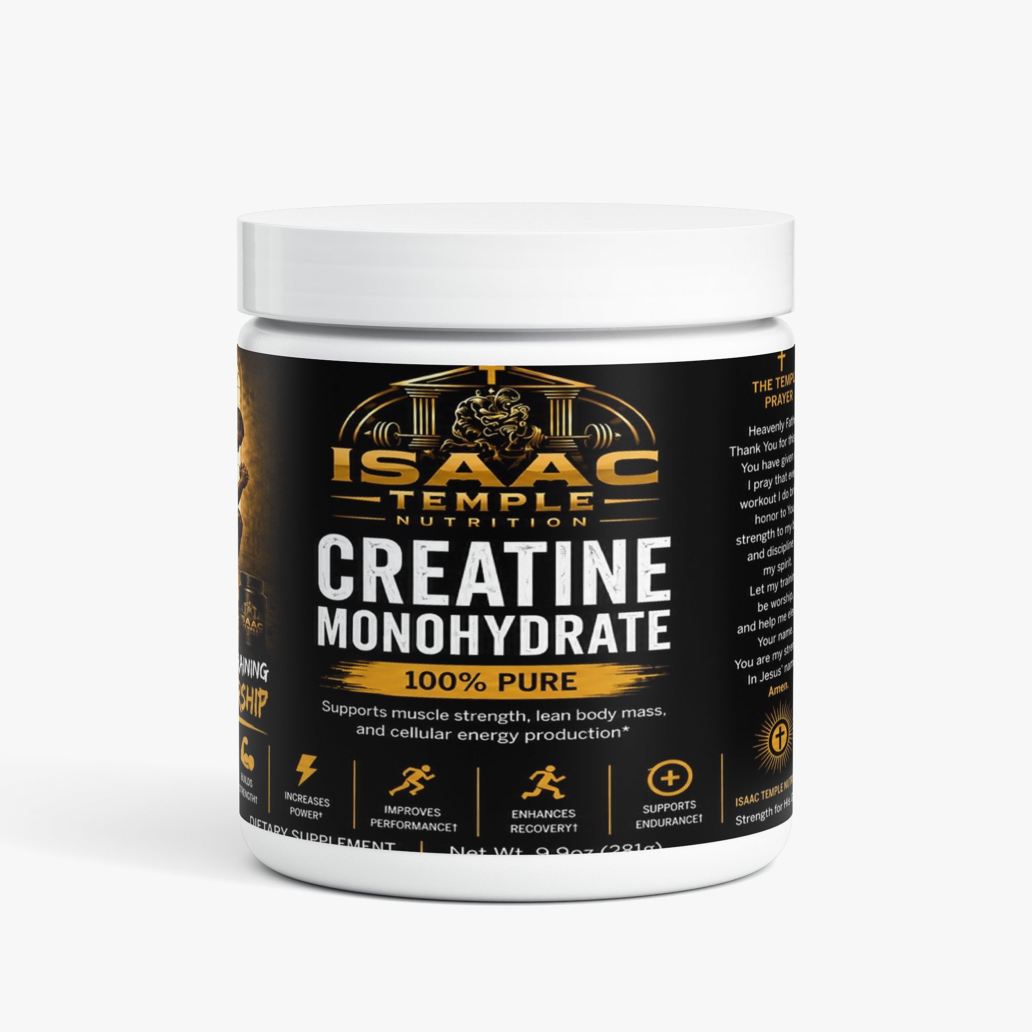 Creatine Monohydrate Isaac temple nutrition