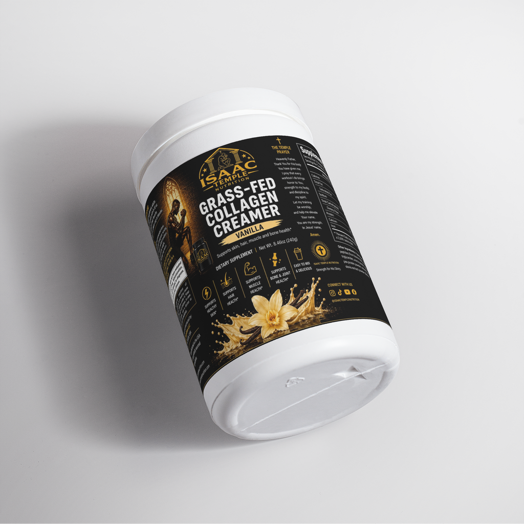 Grass-Fed Collagen Creamer (Vanilla) Isaac temple nutrition