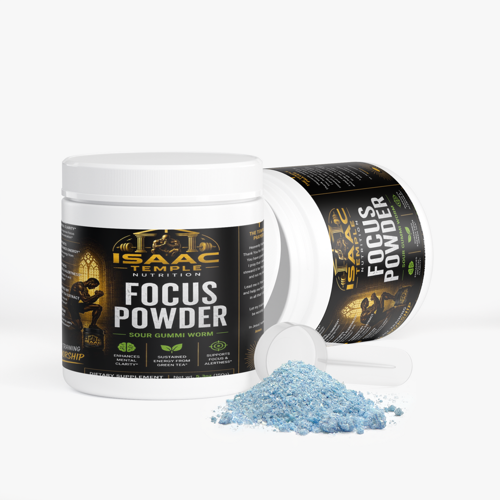 Focus Powder (Sour Gummi Worm) Isaac temple nutrition