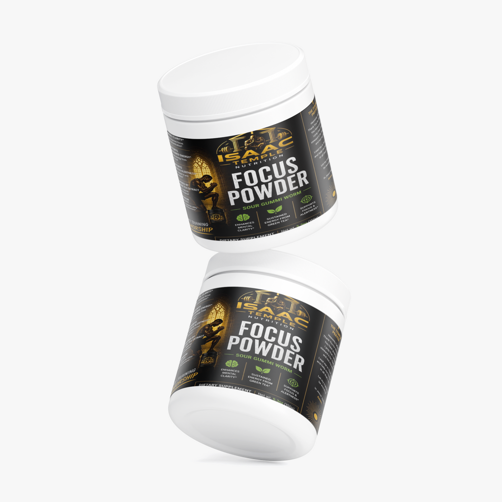 Focus Powder (Sour Gummi Worm) Isaac temple nutrition