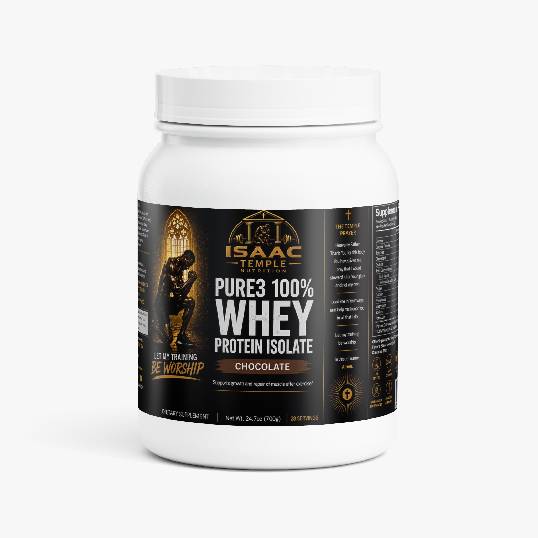 Pure3 100% Whey Protein Isolate (Chocolate)