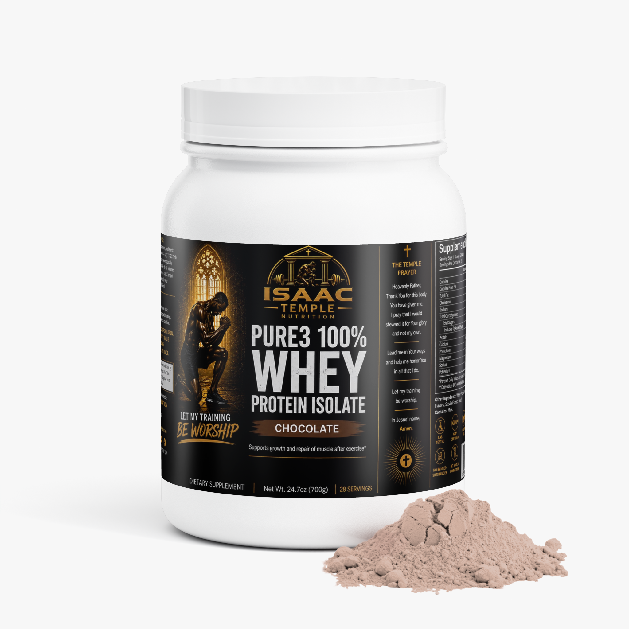 Pure3 100% Whey Protein Isolate (Chocolate)
