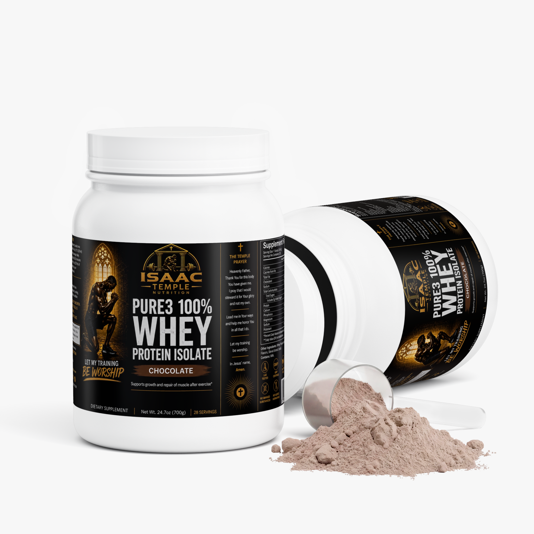Pure3 100% Whey Protein Isolate (Chocolate)