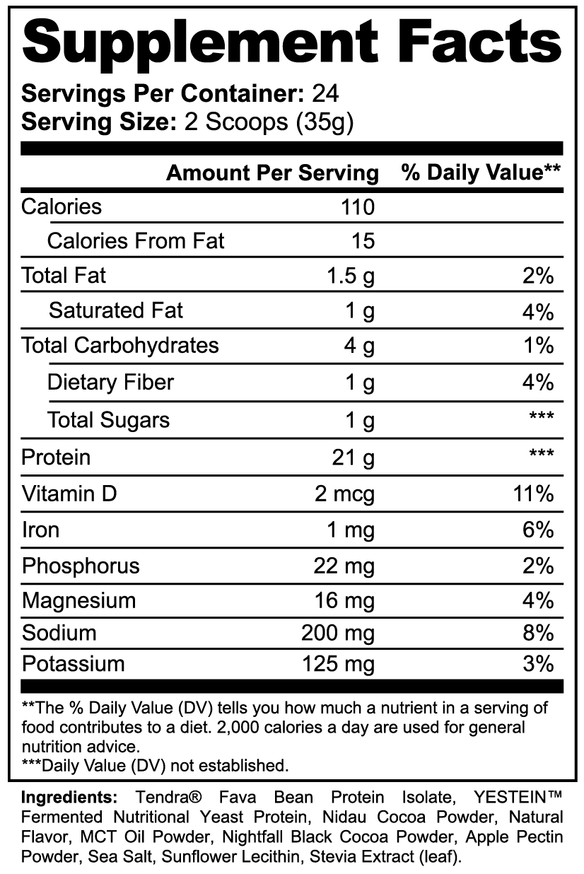 Plant Protein (Chocolate) Isaac temple nutrition