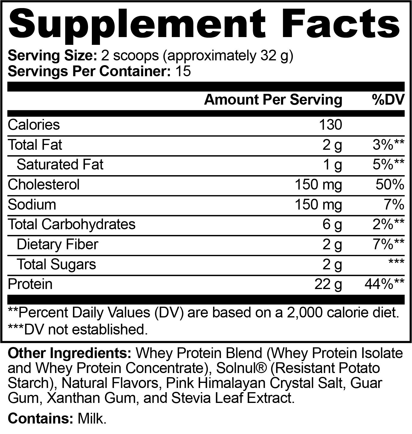 Performance Whey Protein Blend (Vanilla) Isaac temple nutrition