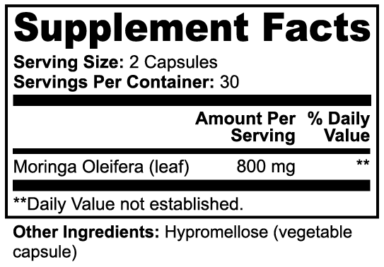 Moringa Pure Isaac temple nutrition