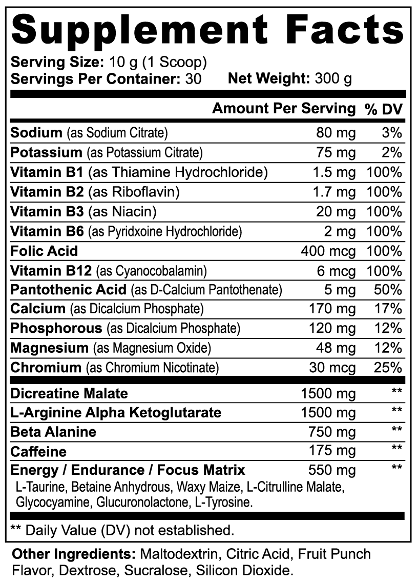 Pre-Workout Powder